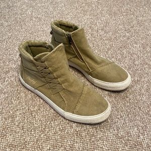 BLOWFISH- Zip High Top Sneakers, Womens size 10